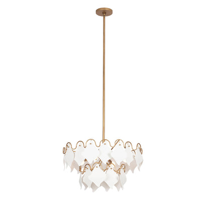 22'' Manta 4 Light Modern Gold Pendant