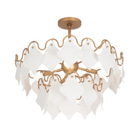 22'' Manta 4 Light Modern Gold Pendant