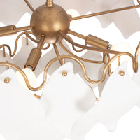 22'' Manta 4 Light Modern Gold Pendant