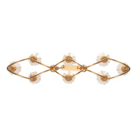 12'' Flora 8 Light Modern Gold Linear Pendant