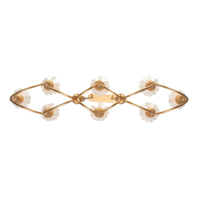 12'' Flora 8 Light Modern Gold Linear Pendant