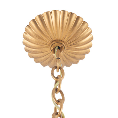 22'' Flora 6 Light Modern Gold Chandelier