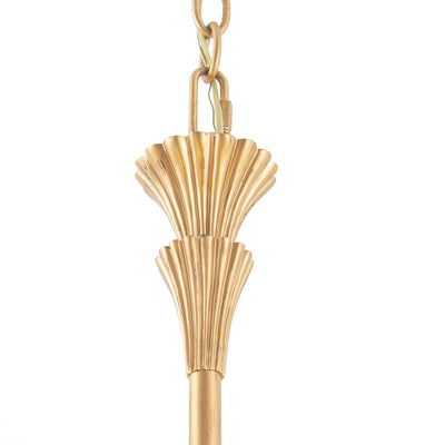 22'' Flora 6 Light Modern Gold Chandelier