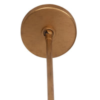 10'' Soga 6 Light Modern Gold And White Chandelier