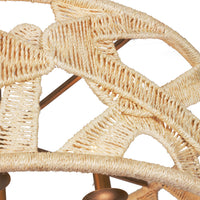 10'' Soga 6 Light Modern Gold And White Chandelier
