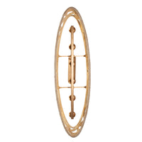 10'' Soga 6 Light Modern Gold And White Linear Pendant