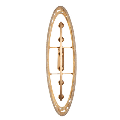 10'' Soga 6 Light Modern Gold And White Linear Pendant