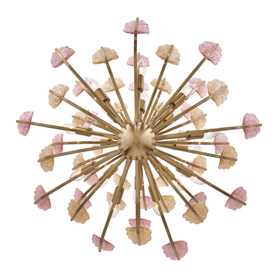 30'' Autumna 22 Light Brushed Champagne Gold Chandelier