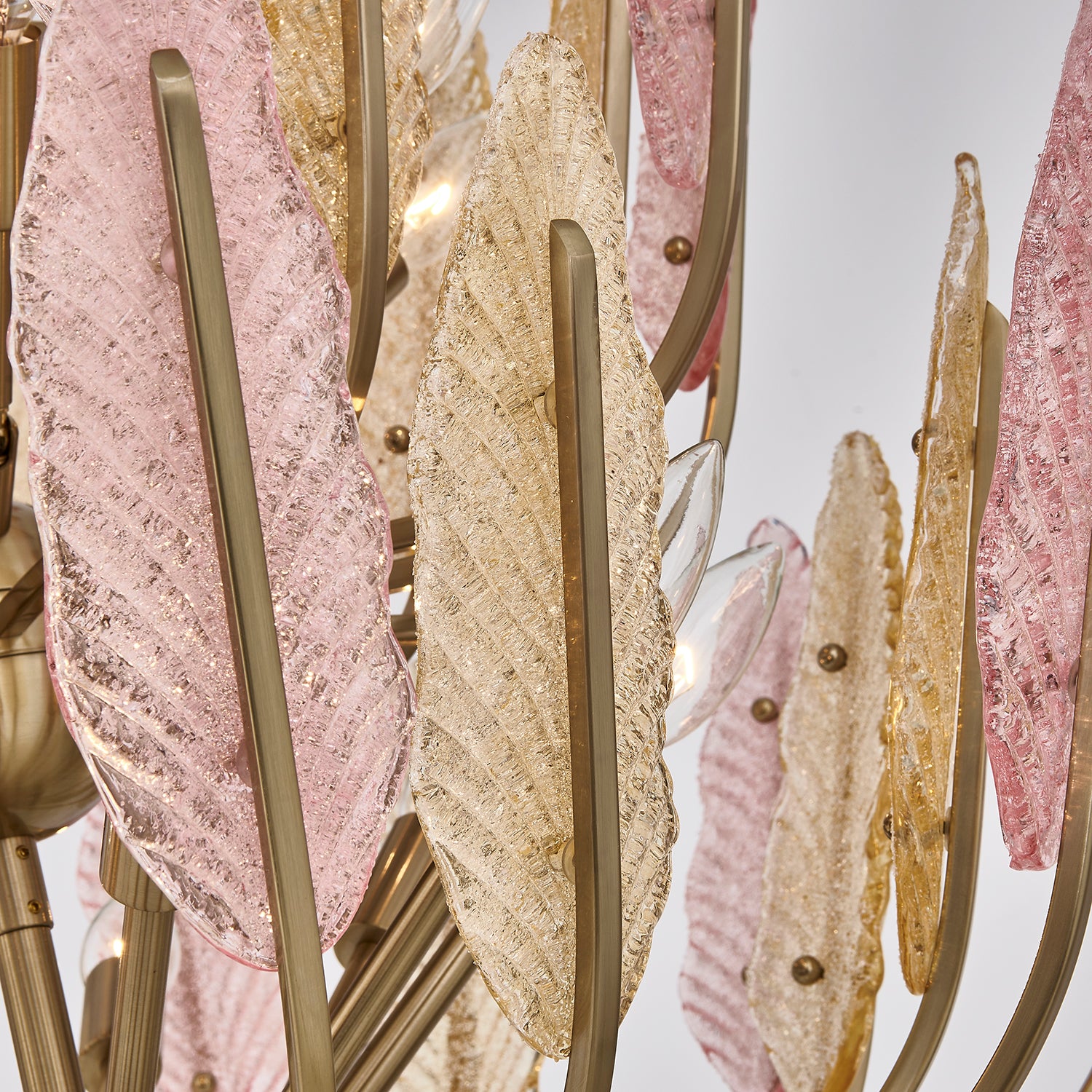 30'' Autumna 22 Light Brushed Champagne Gold Chandelier