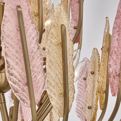 30'' Autumna 22 Light Brushed Champagne Gold Chandelier