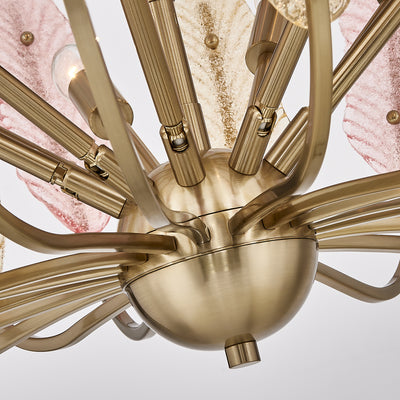 30'' Autumna 22 Light Brushed Champagne Gold Chandelier