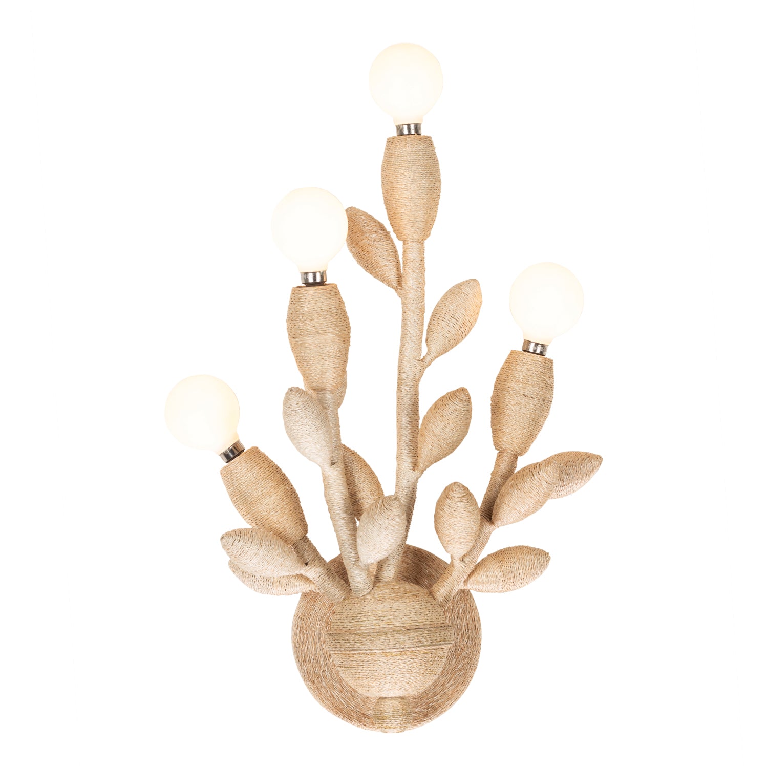10'' Branche 4 Light Warm Ivory Wall Sconce