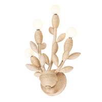 10'' Branche 4 Light Warm Ivory Wall Sconce