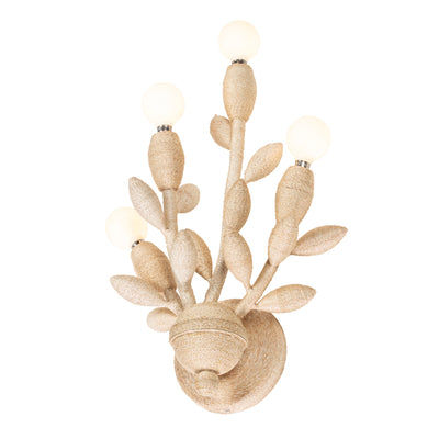 10'' Branche 4 Light Warm Ivory Wall Sconce