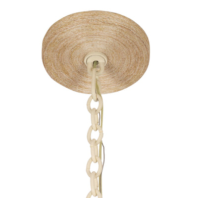 24'' Branche 12 Light Warm Ivory Chandelier