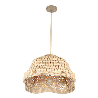 14.5'' Coaxial 6 Light Jute Pendant