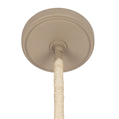 14.5'' Coaxial 6 Light Jute Pendant