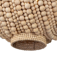27'' Coaxial 6 Light Jute Pendant