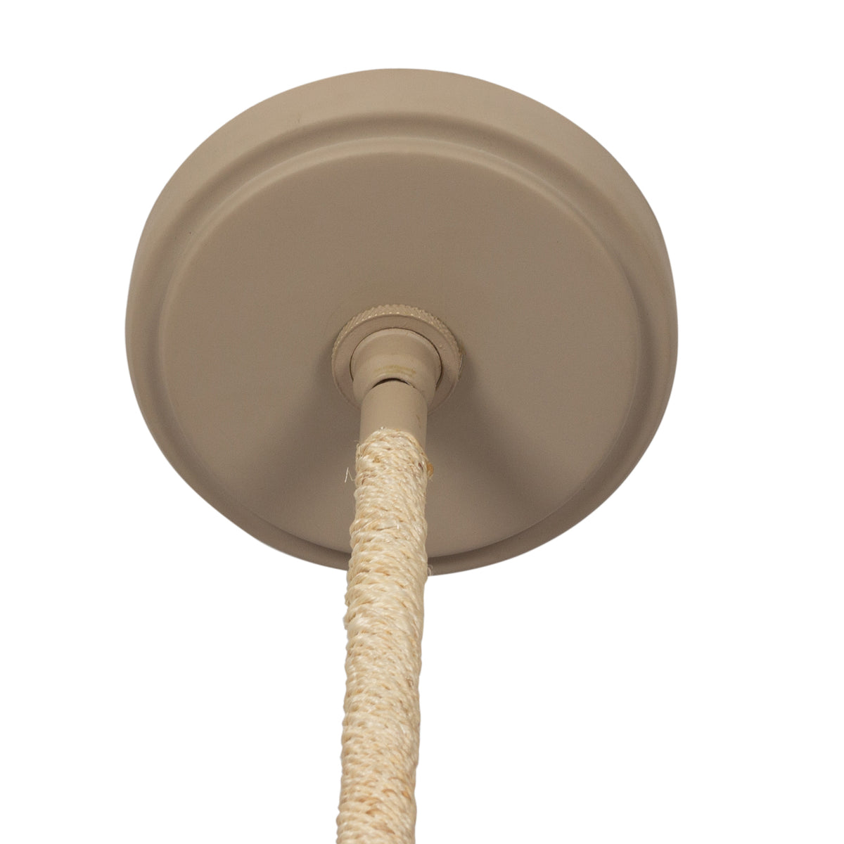 27'' Coaxial 6 Light Jute Pendant