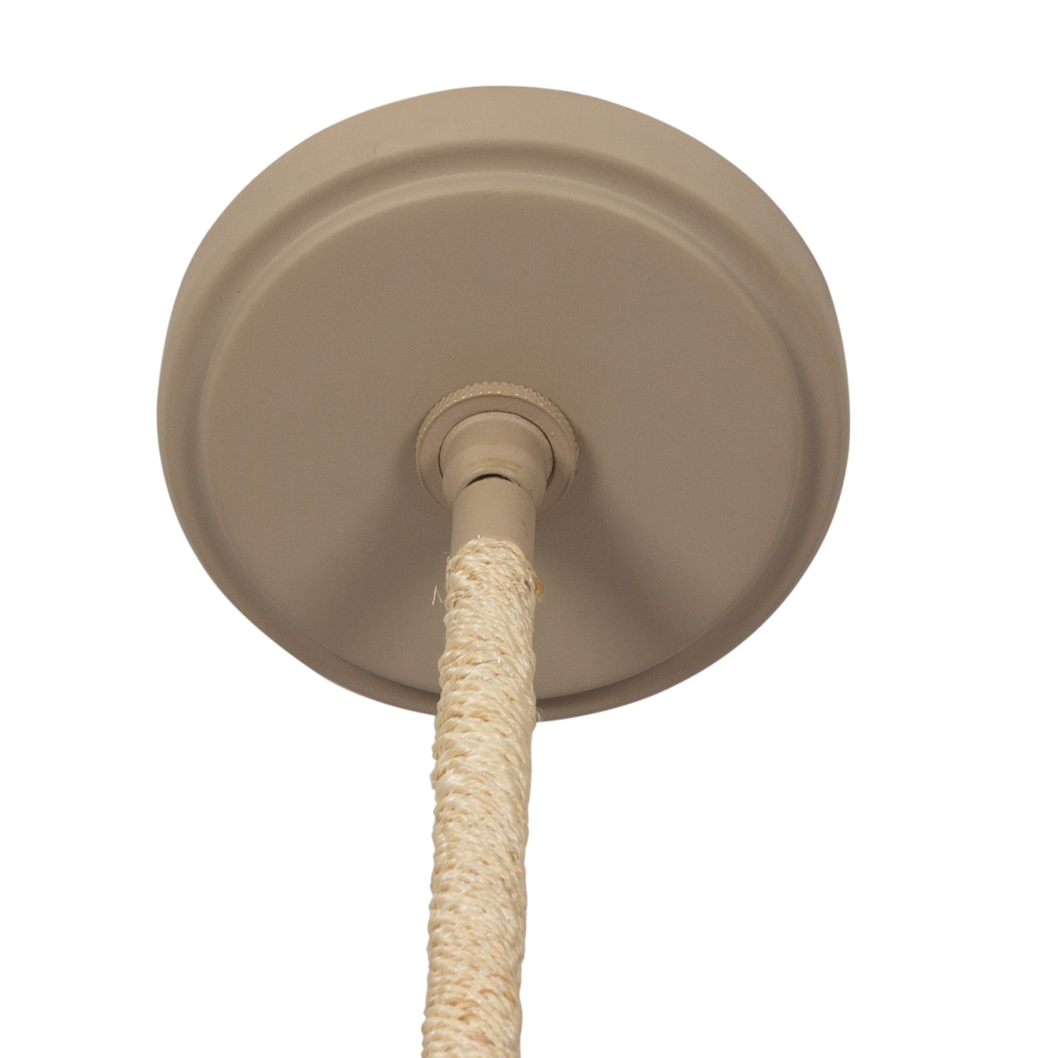 27'' Coaxial 6 Light Jute Pendant