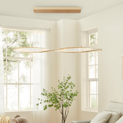 Towson Brushed Ceiling Mount Gold Chandelier