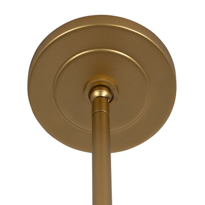 31'' Onyx 3 Light Brushed Gold/Satin Bronze Pendant