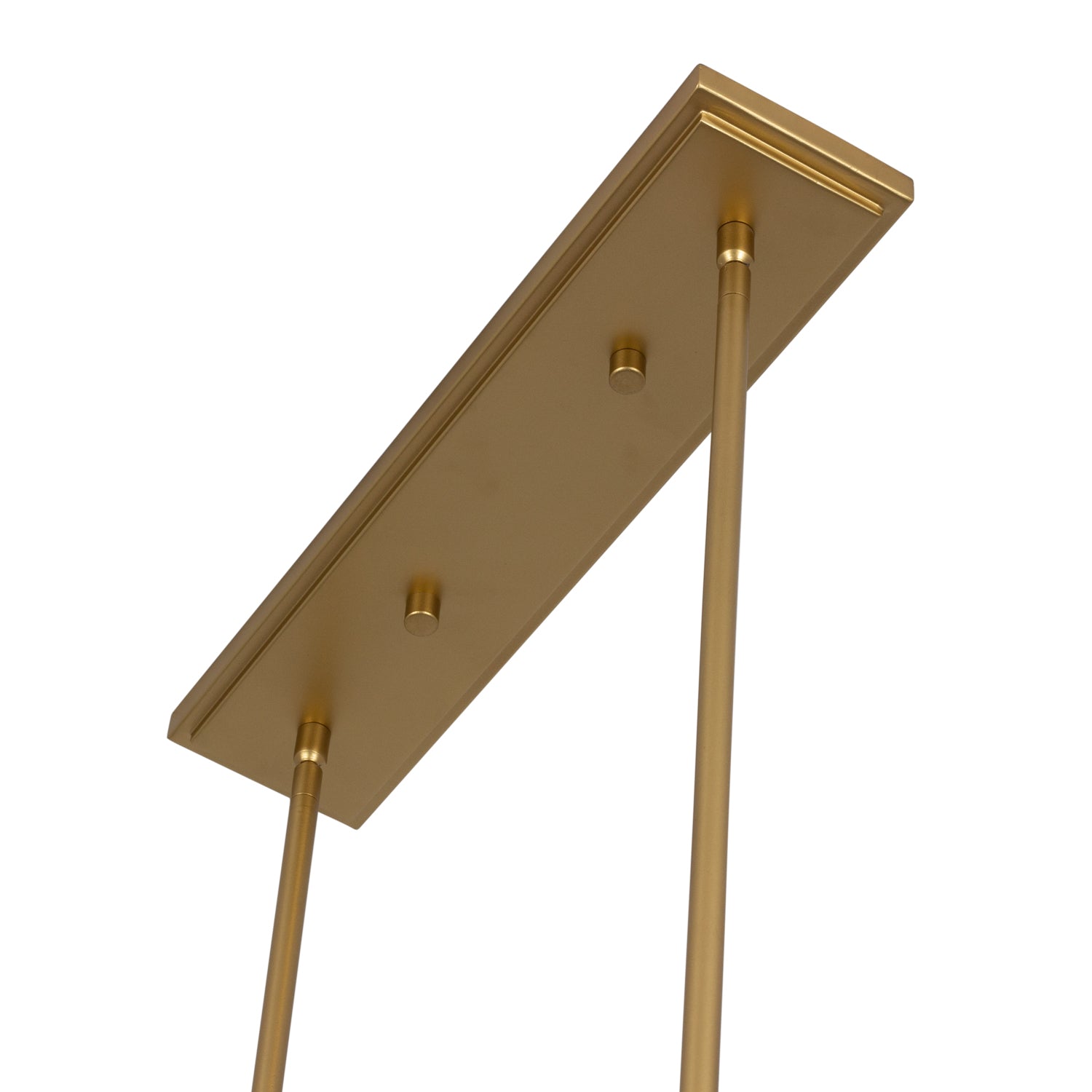 10'' Onyx 6 Light Brushed Gold/Satin Bronze Linear Pendant