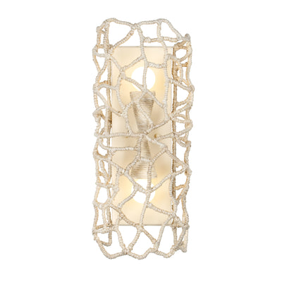 8'' Reef 2 Light Warm Ivory Wall Sconce