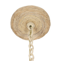 21'' Reef 8 Light Warm Ivory Chandelier