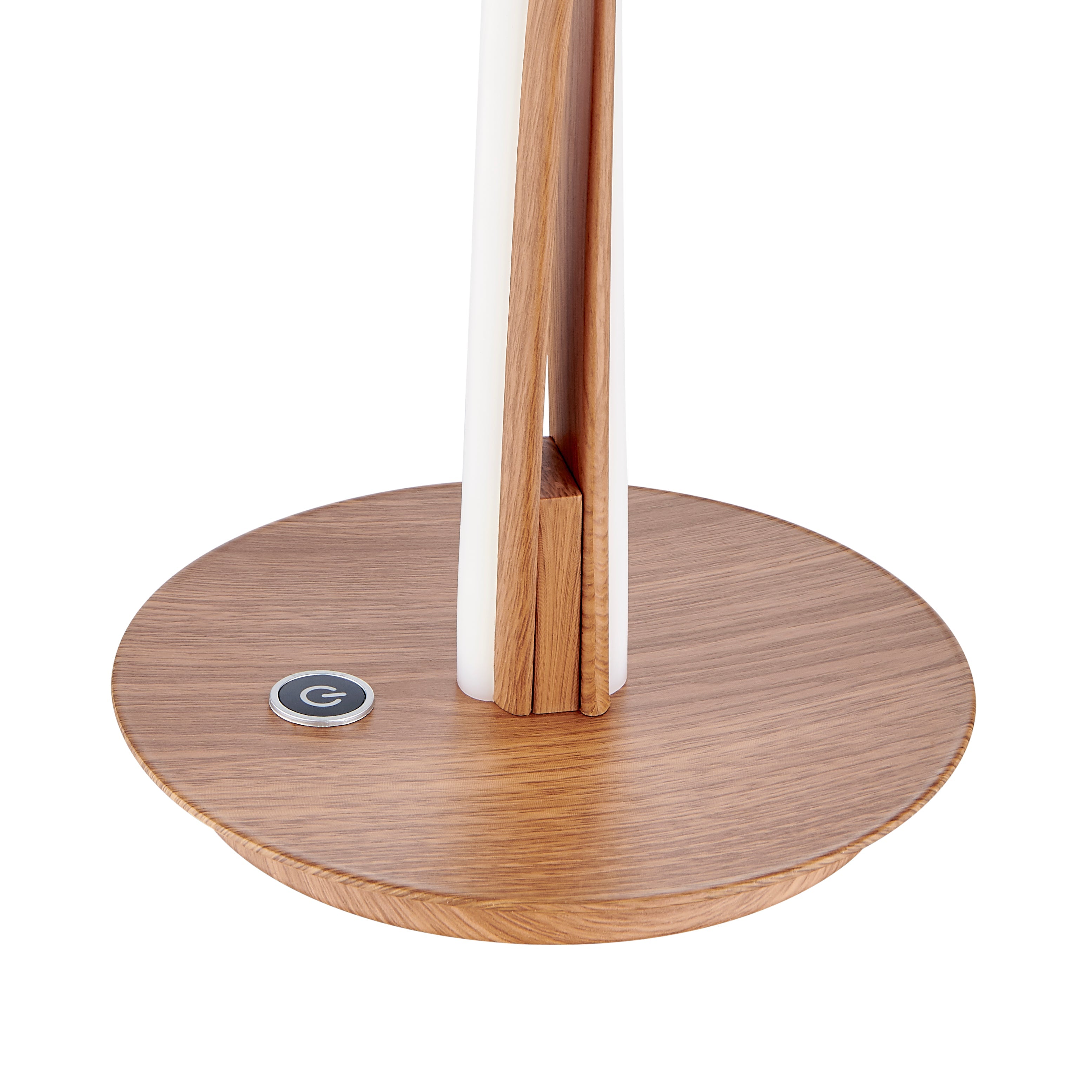 Munich Wood Table Lamp | LED Strip & Touch Dimmer
