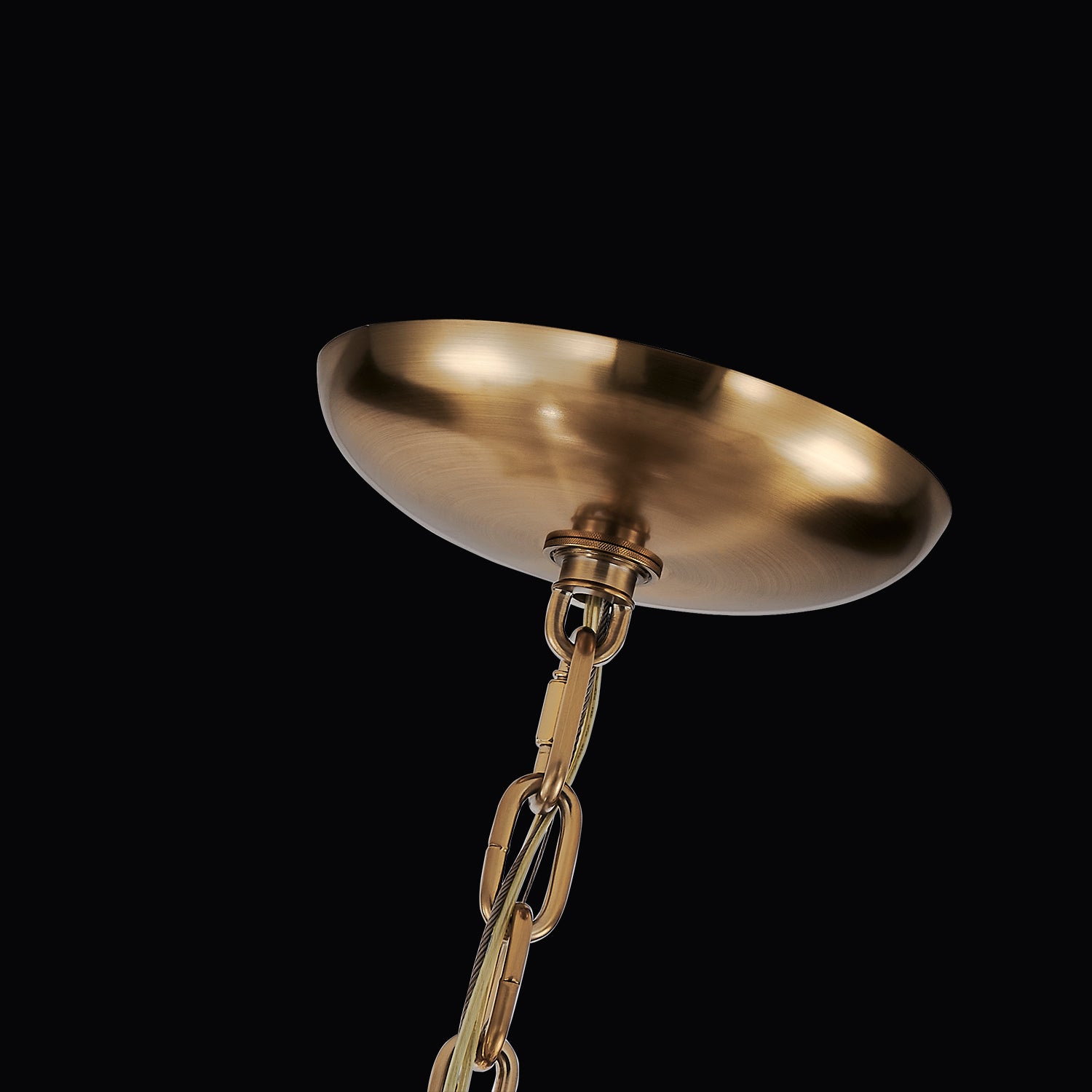 72.75'' Adorn 40 Light Vintage Brass Chandelier