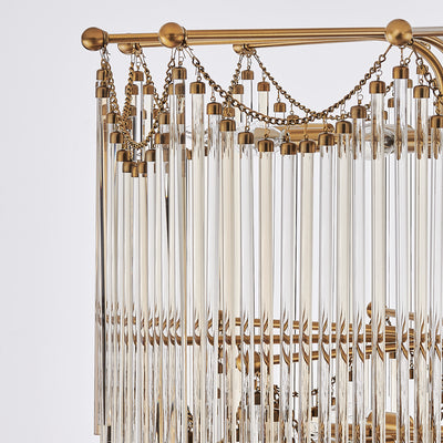 72.75'' Adorn 40 Light Vintage Brass Chandelier