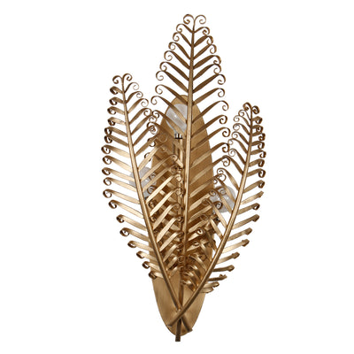 11.5'' Fern 3 Light Modern Gold Wall Sconce