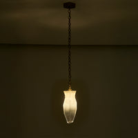 16.00'' Bolsa 1 Light Winter Brass Pendant