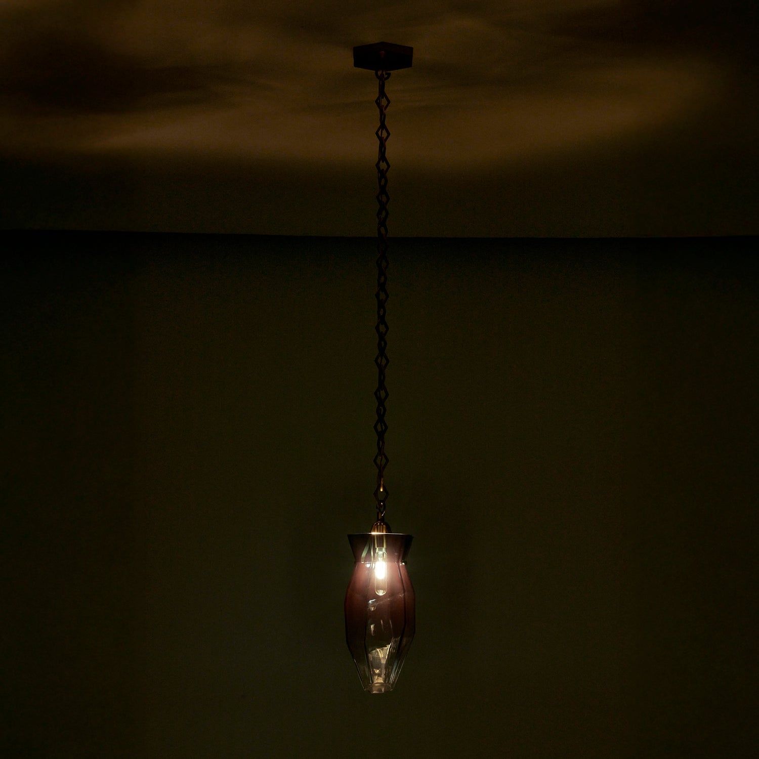 16'' Bolsa 1 Light Winter Brass Pendant