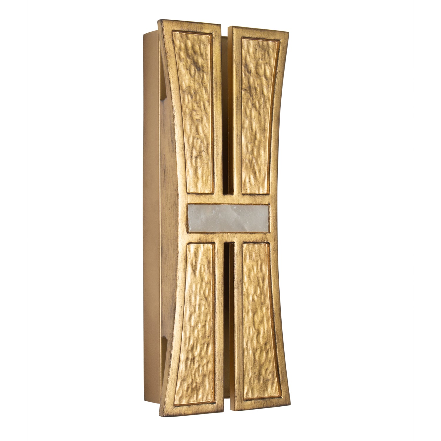 5.5'' Dos 2 Light Rustic Gold and Brushed Gold Wall Sconce