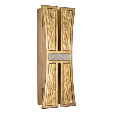 5.5'' Dos 2 Light Rustic Gold and Brushed Gold Wall Sconce