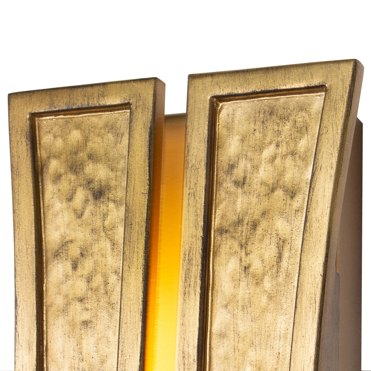5.5'' Dos 2 Light Rustic Gold and Brushed Gold Wall Sconce