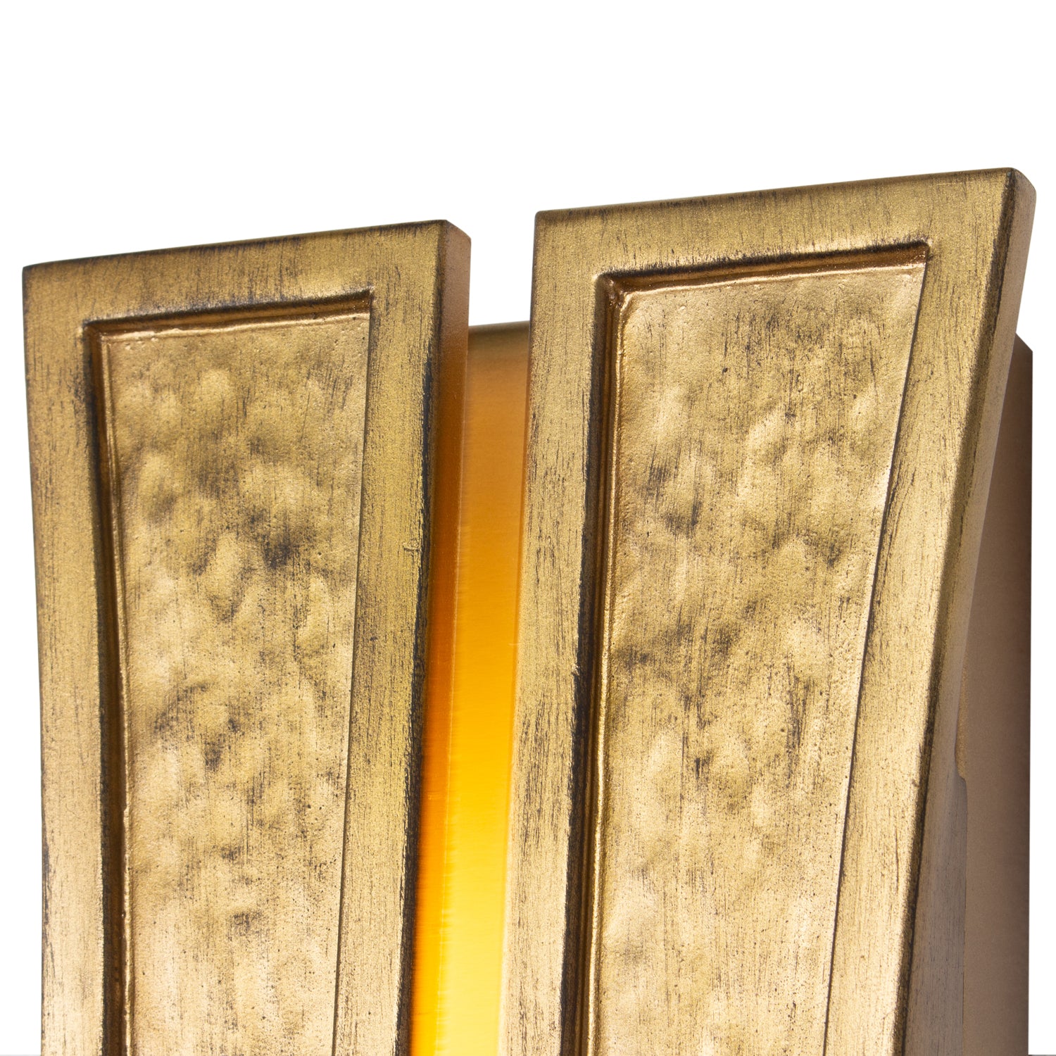 5.5'' Dos 2 Light Rustic Gold and Brushed Gold Wall Sconce