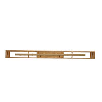 9'' Dos 6 Light Rustic Gold and Brushed Gold Linear Pendant