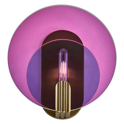 11'' Optics 1 Light Winter Brass Wall Sconce