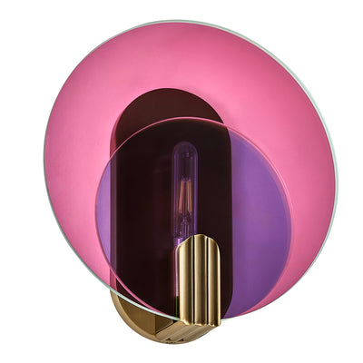 11'' Optics 1 Light Winter Brass Wall Sconce