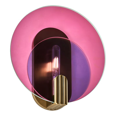 11'' Optics 1 Light Winter Brass Wall Sconce