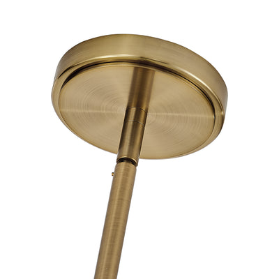 3.25'' Optics 6 Light Winter Brass Chandelier