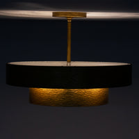 7'' Moda 8 Light Rustic Gold Semi-Flush