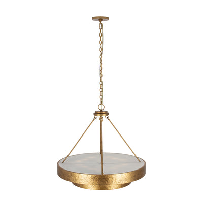 28.5'' Moda 12 Light Rustic Gold Chandelier