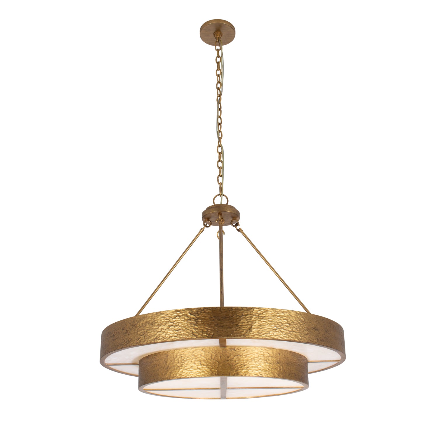28.5'' Moda 12 Light Rustic Gold Chandelier