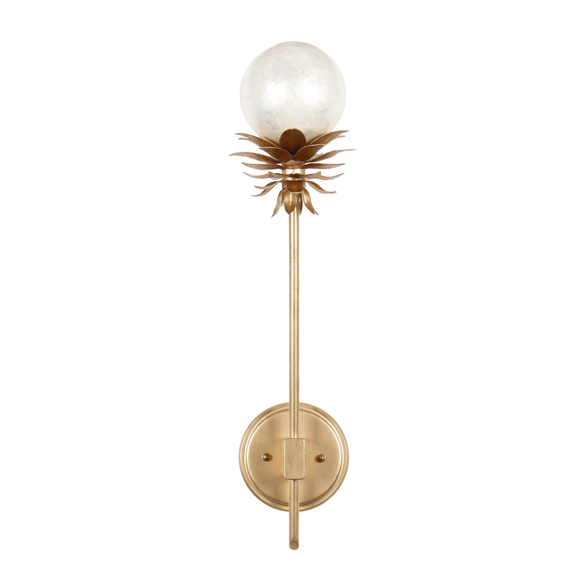 6.5'' Florette 1 Light Modern Gold Wall Sconce