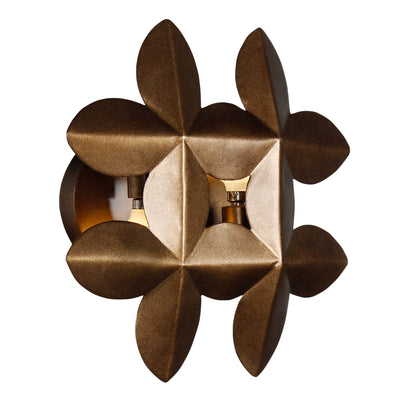 10.75'' Vittoria 2 Light Pearlized Antique Brass Wall Sconce