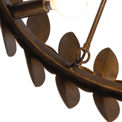 26.75'' Vittoria 6 Light Pearlized Antique Brass Chandelier